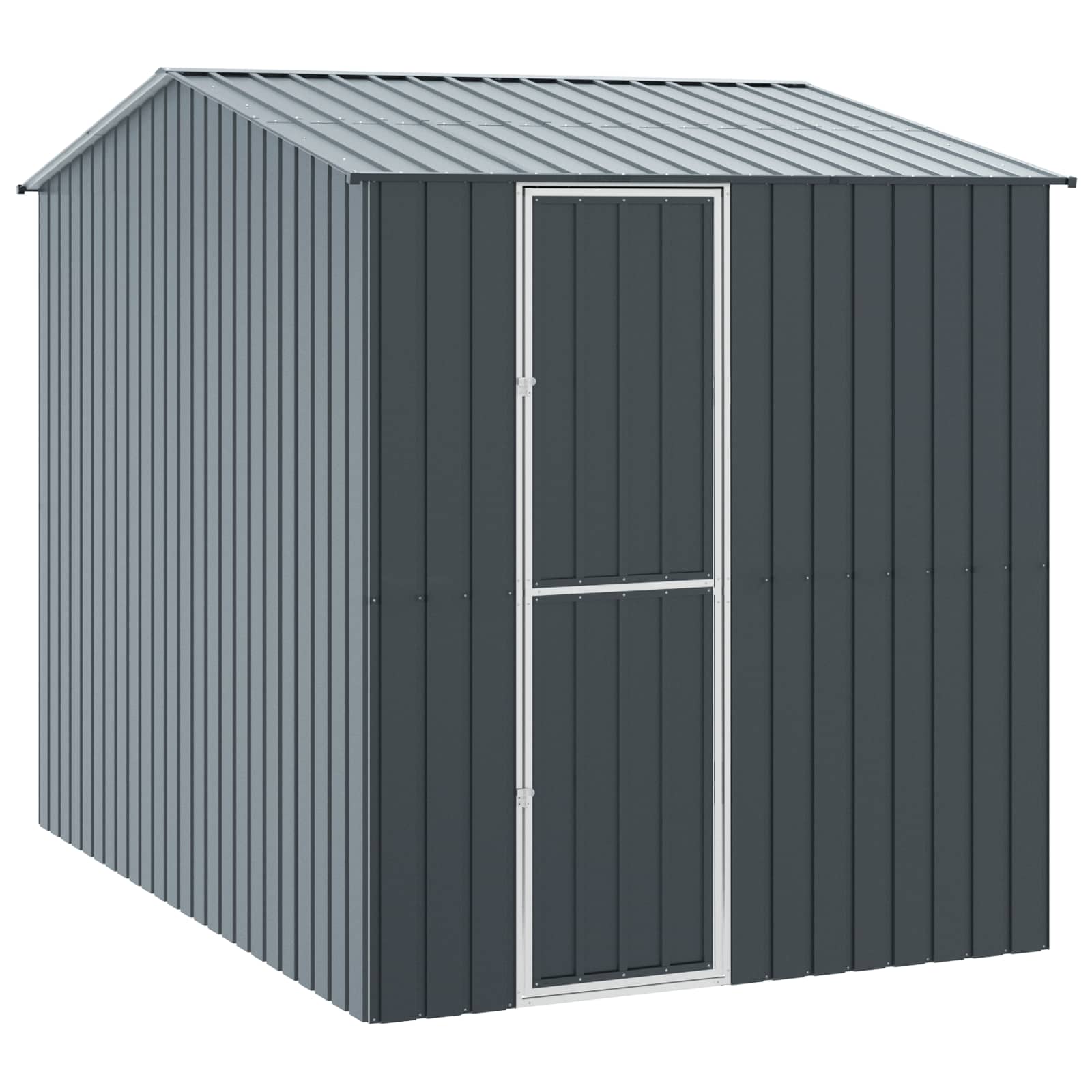 Udendørs fuglebur/voliere i galvaniseret stål - antracit 215 × 310 × 247 cm