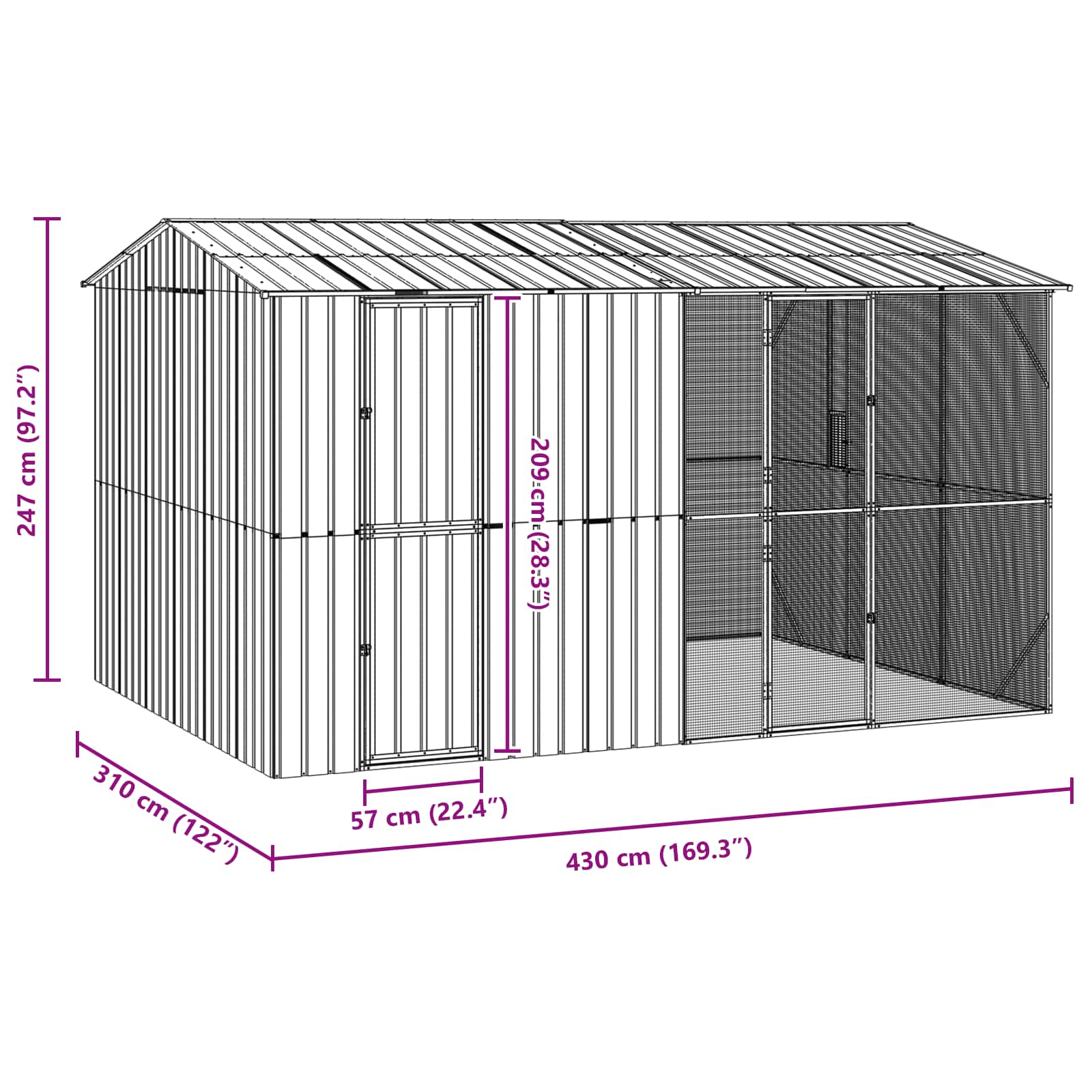 Fuglebur Antracit 430 - Billede 9