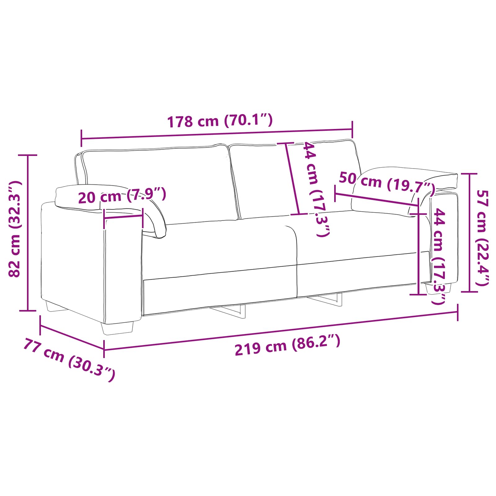 Sofa 2 pcs - Billede 12