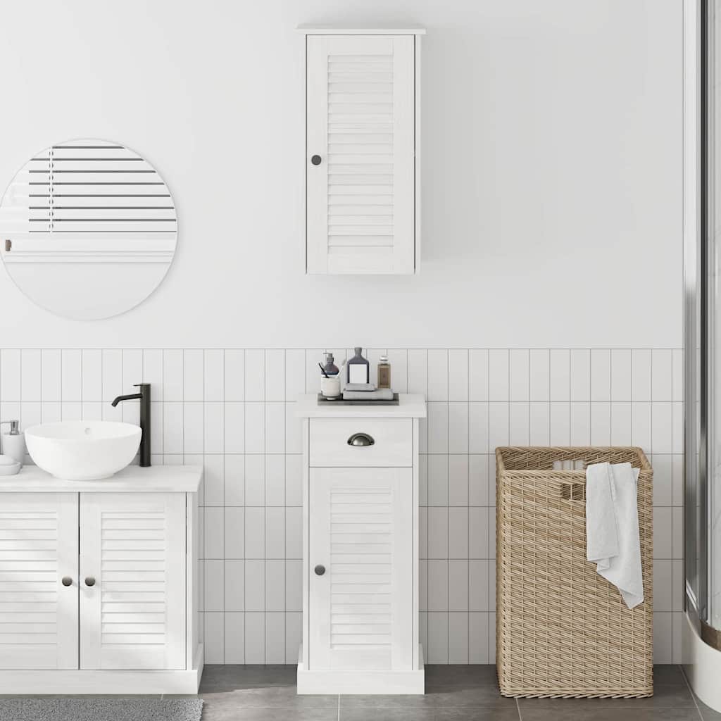Badeværelsesskab VIGO 2 pcs Hvid og antik hvid 37 x 34 x 80 cm