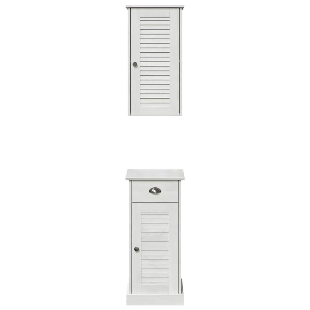 Badeværelsesskab VIGO 2 pcs Hvid og antik hvid 37 x 34 x 80 cm - Billede 7