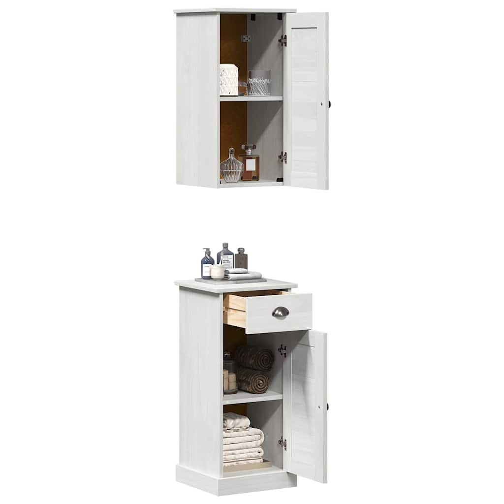 Badeværelsesskab VIGO 2 pcs Hvid og antik hvid 37 x 34 x 80 cm - Billede 3