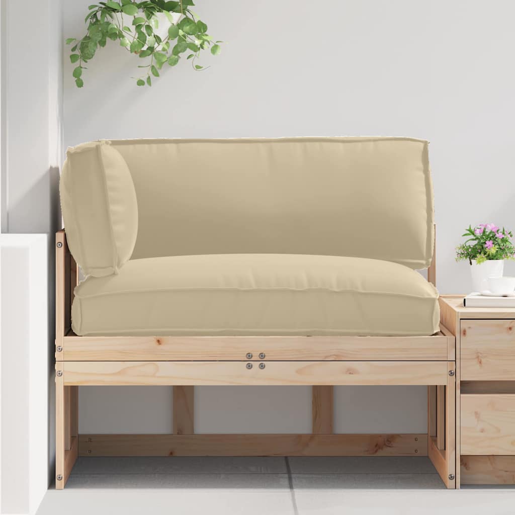 Palle Pudesæt 3 dele Beige Oxford stof