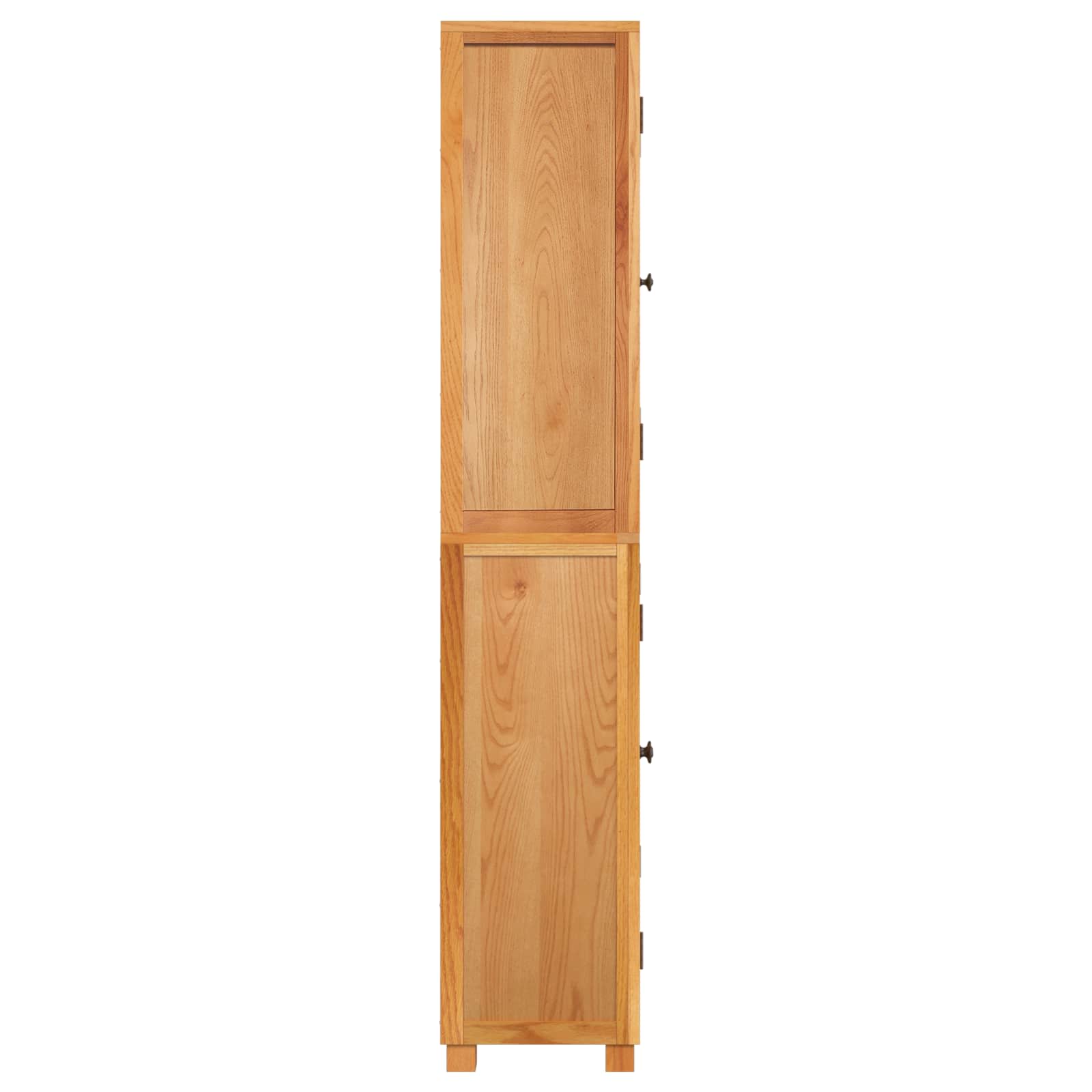 Opbevaringsmøbel Sæt 2 stk. Naturfarvet 80 x 35 x 185 cm - Billede 8