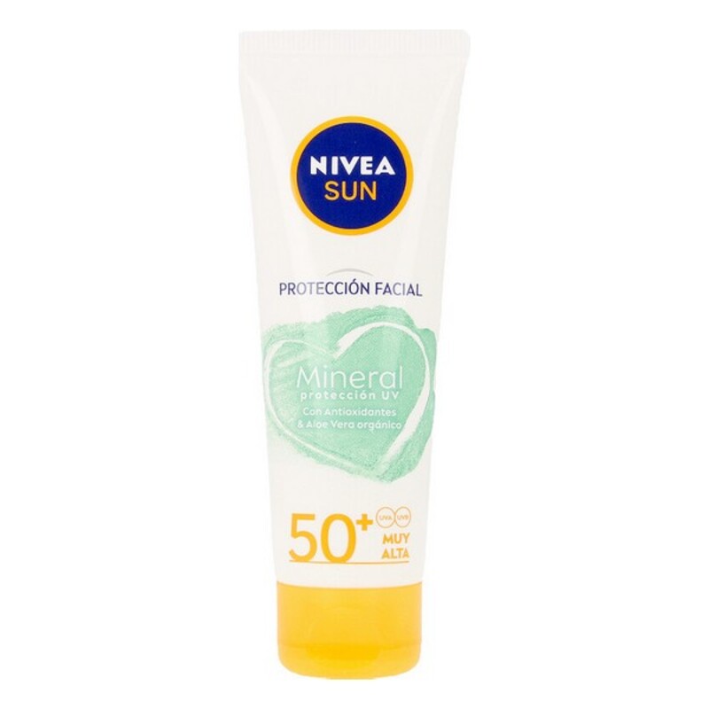 Solcreme Sun Facial Mineral Nivea 50+ (50 ml)