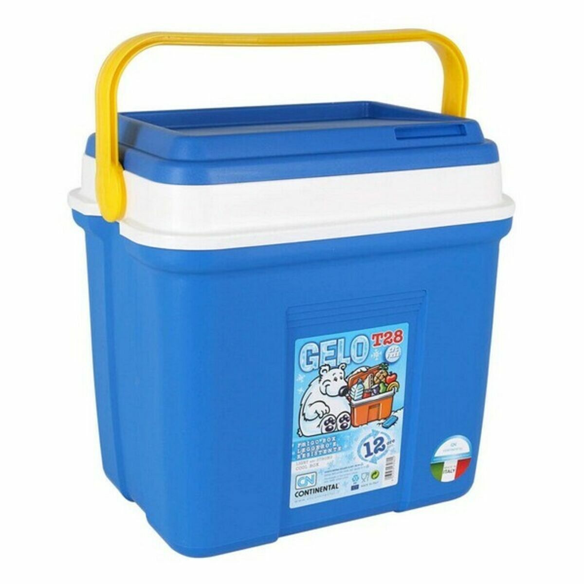 Transportabelt Køleskab Gelo 28 L Blå (39 x 28,5 x 39 cm) (28 L)
