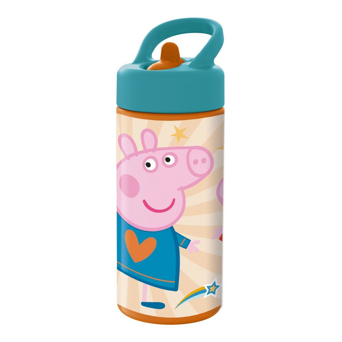 Vandflaske Peppa Pig Having fun Pink PVC 410 ml