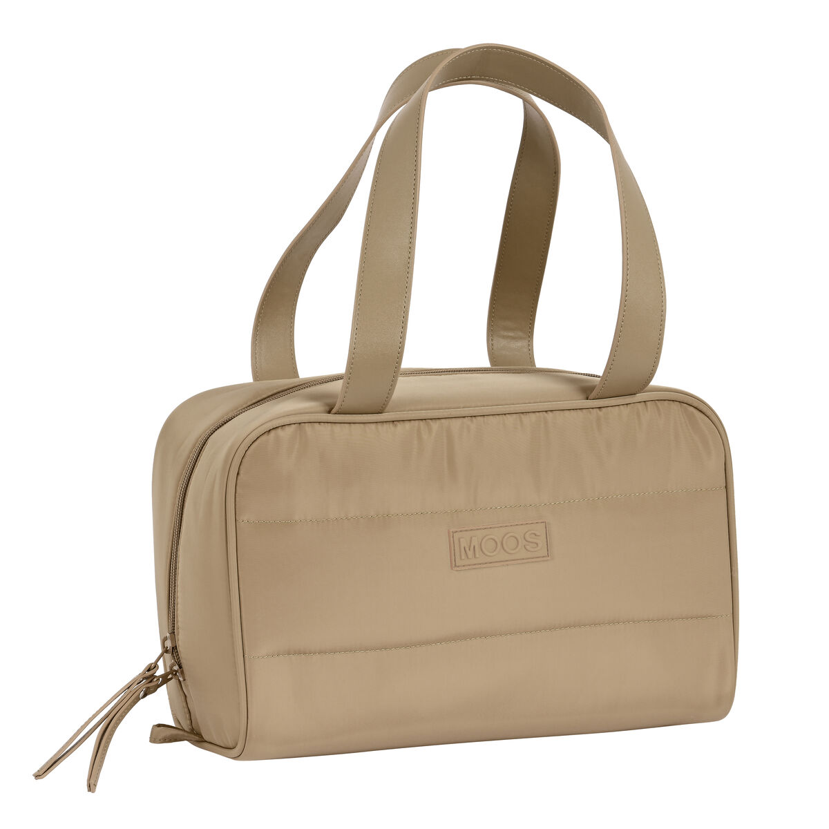 Skoletoilettaske Moos Camel Camel Med puder 31 x 14 x 19 cm