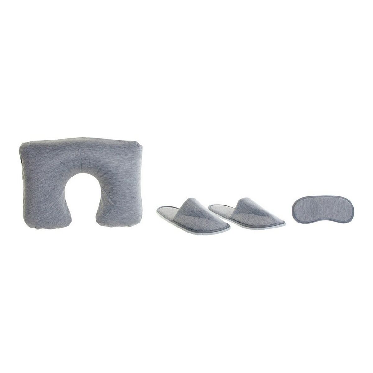 Rejsetoilettaske DKD Home Decor Grå (32 x 1 x 23.5 cm) (4 pcs)