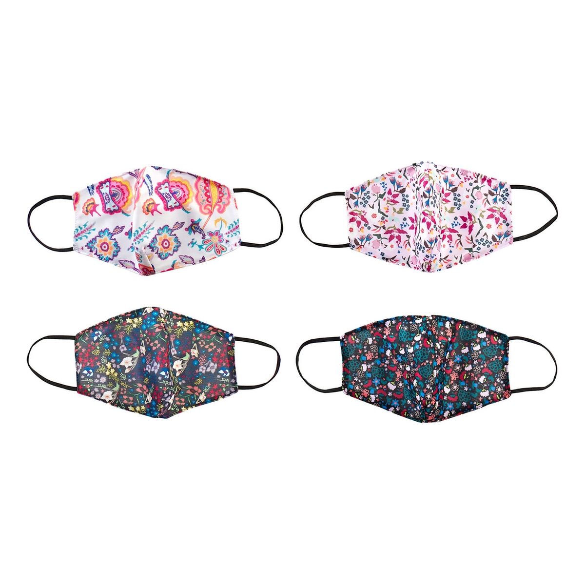 Hygiejnisk maske DKD Home Decor Multifarvet 4 enheder