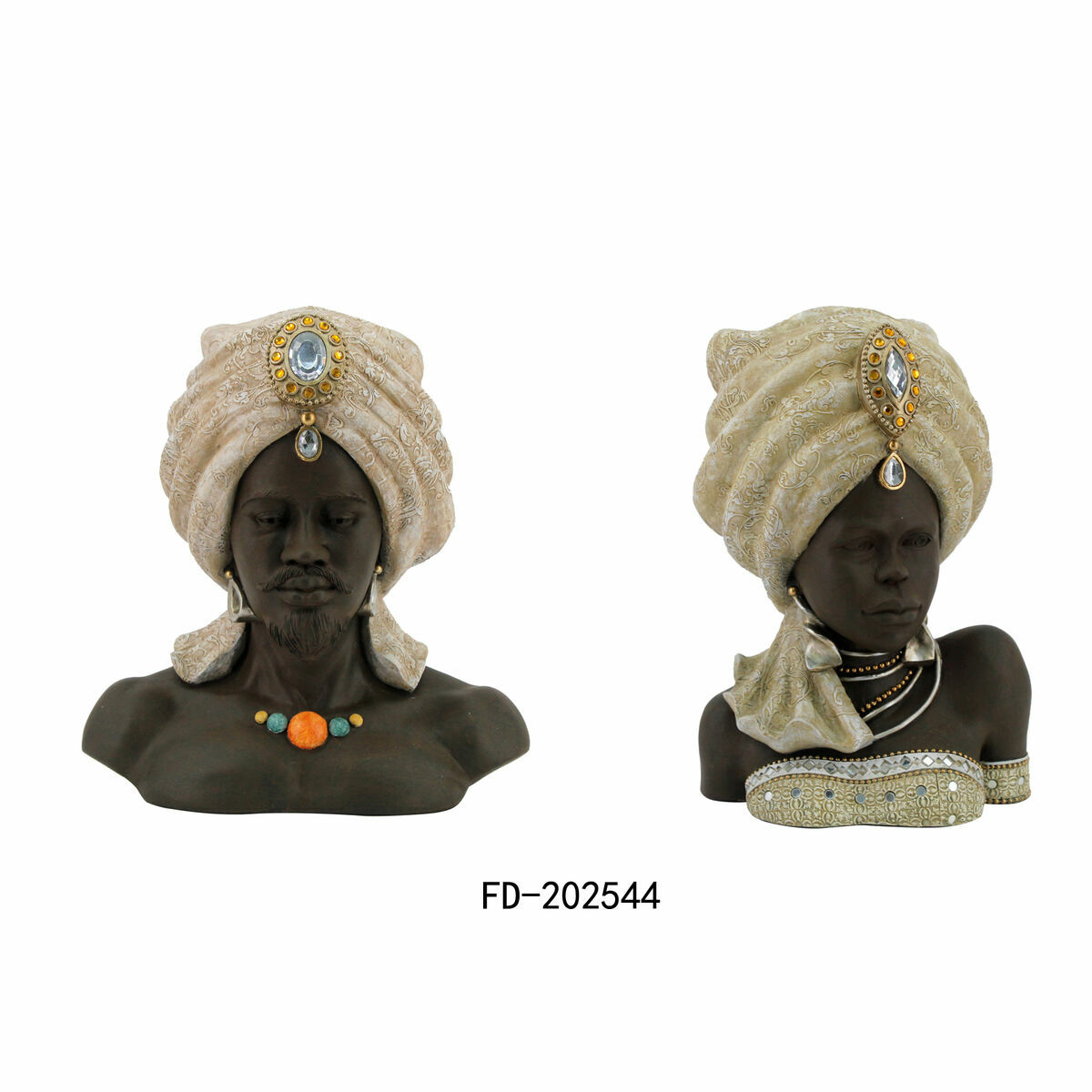 Dekorativ figur DKD Home Decor 2 enheder (Refurbished A)