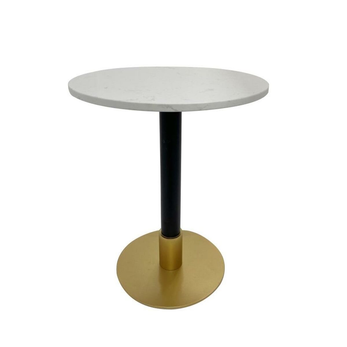Sofabord DKD Home Decor Hvid Sort Gylden 50 x 50 x 61 cm