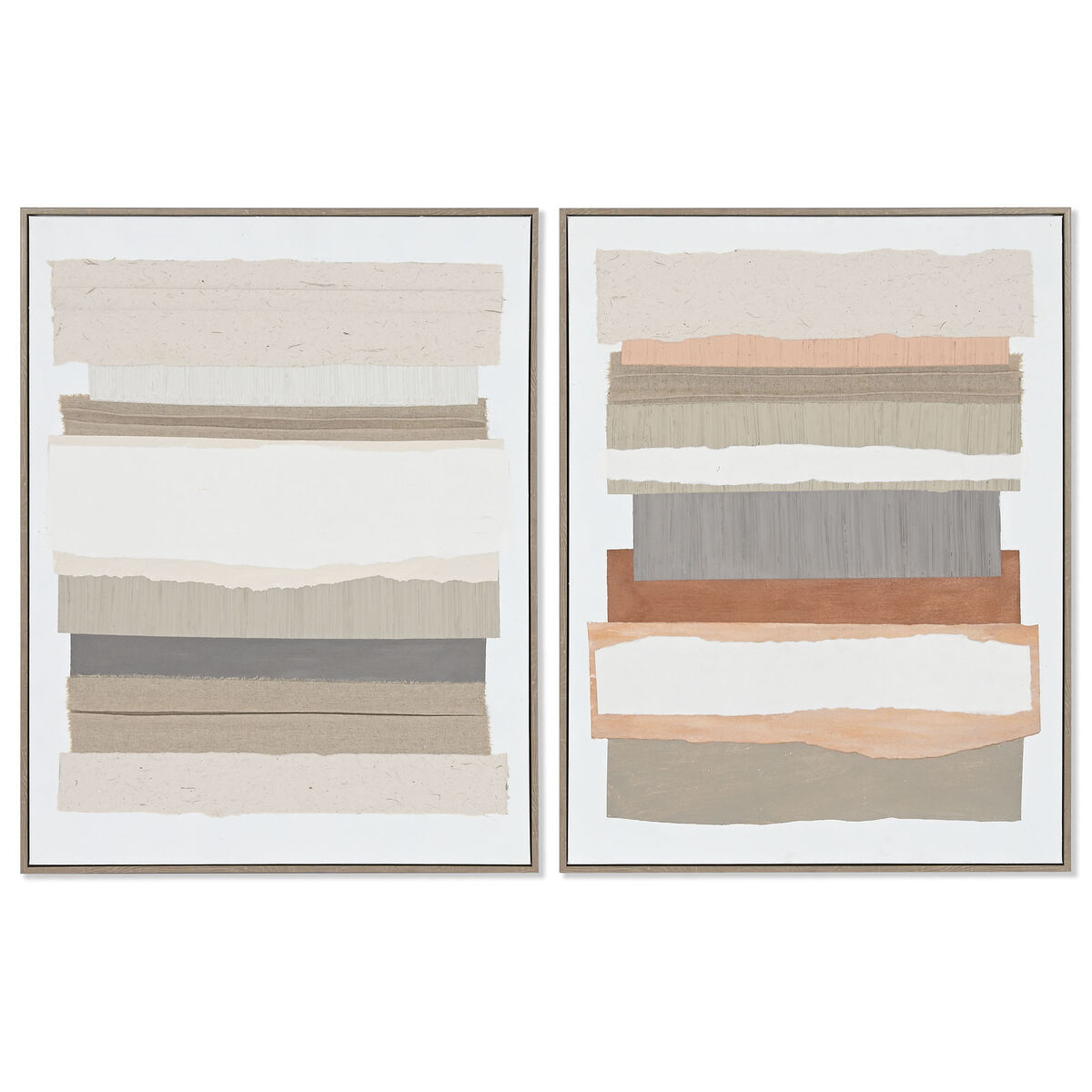 Lærred Home ESPRIT Fyrretræ Lærred 62 x 4,5 x 82 cm 62,3 x 4,5 x 82,3 cm