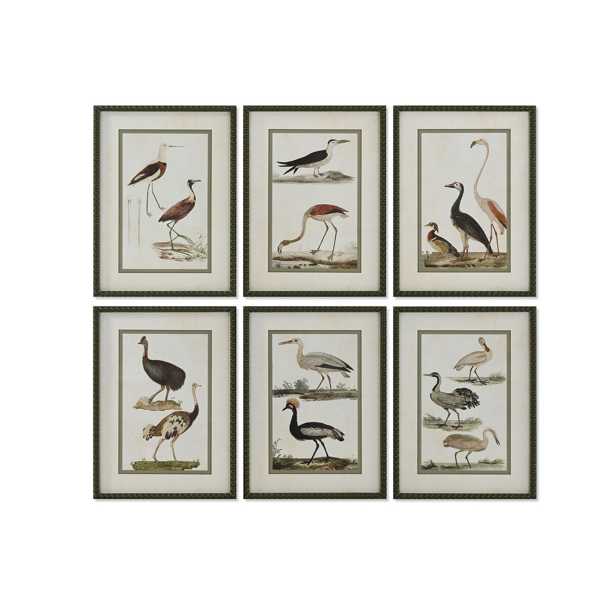 Maleri Home ESPRIT Krystal Birk 40 x 2,5 x 54 cm 40 x 3 x 54 cm