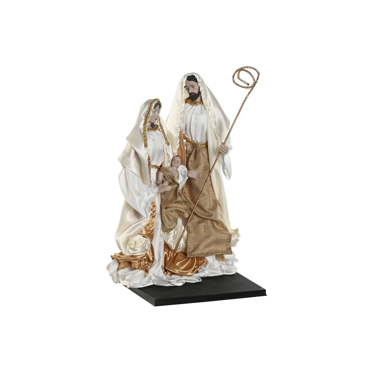 Betlehem dekoration Home ESPRIT Hvid Gylden Aluminium 27 x 24 x 40 cm