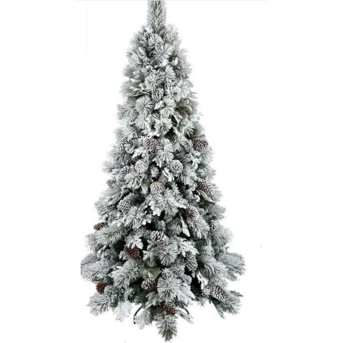 Juletræ Home ESPRIT Hvid PVC Aluminium snefald 94 X 94 X 150 CM