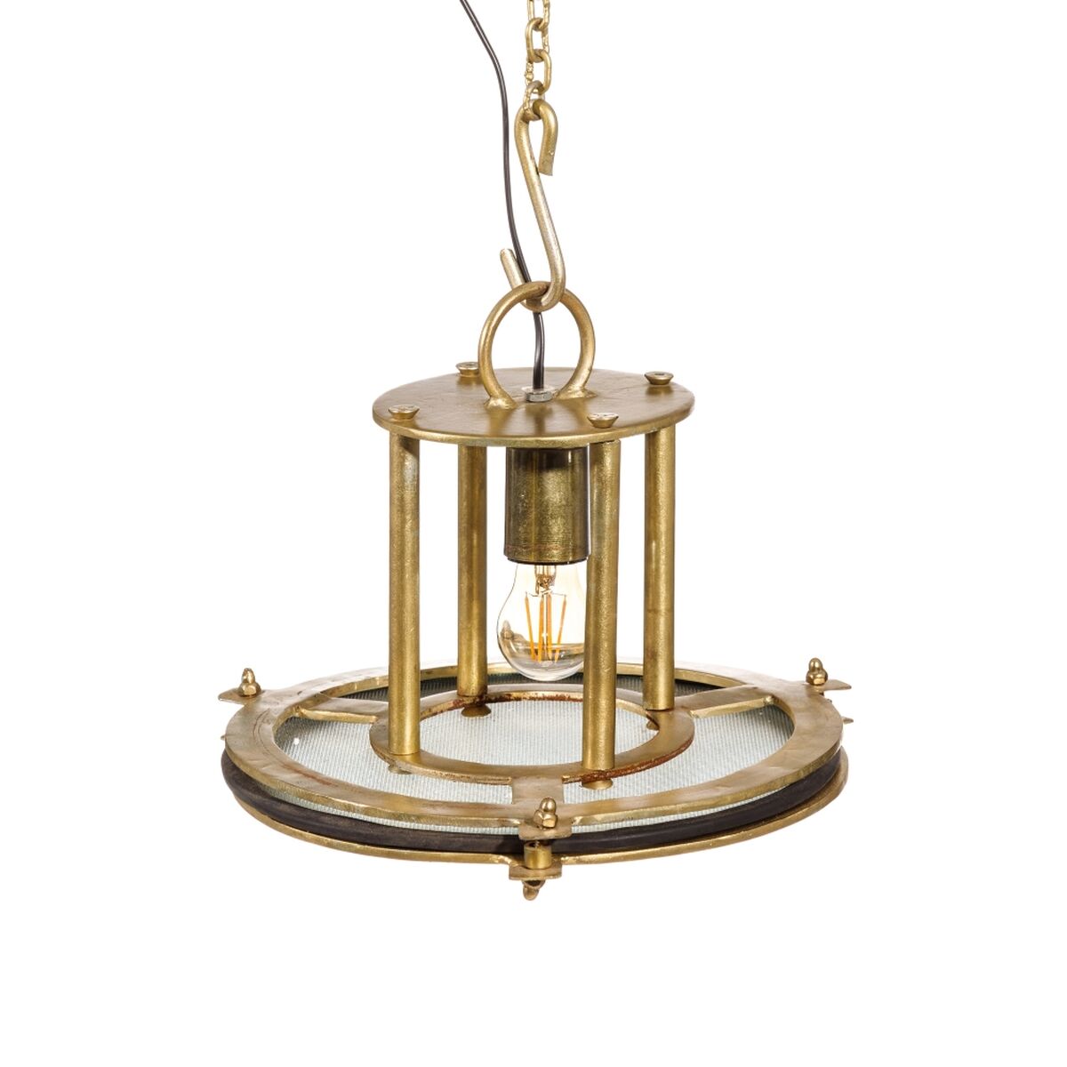 Loftslampe Bronze Krystal Jern 40 W 240 V 35 x 35 x 28 cm Moderne