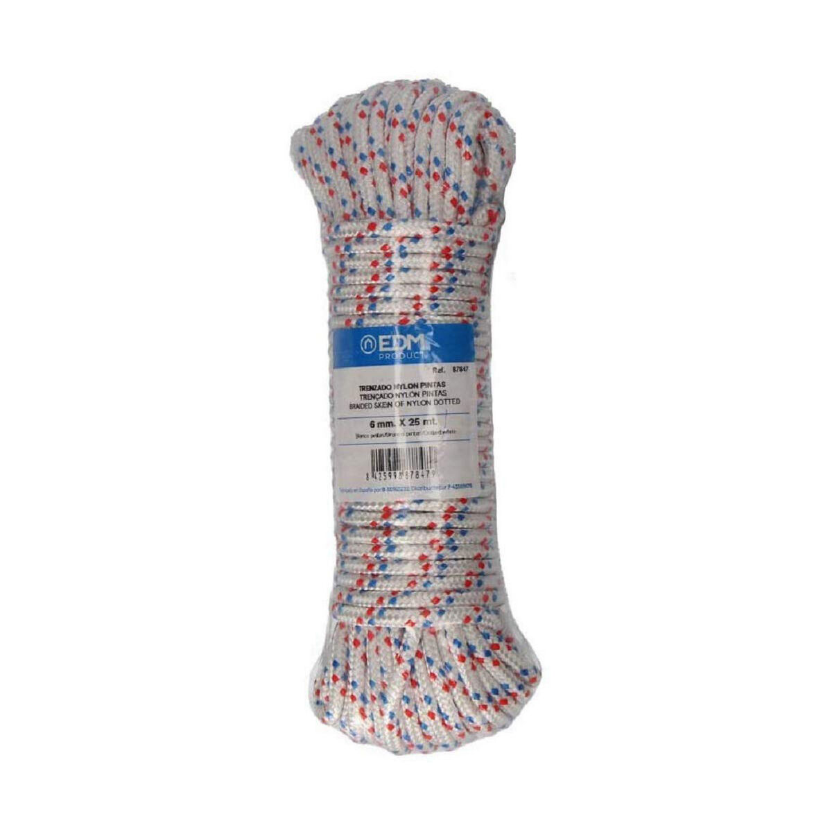 Flettet reb EDM 87847 Tricolour Nylon 25 m