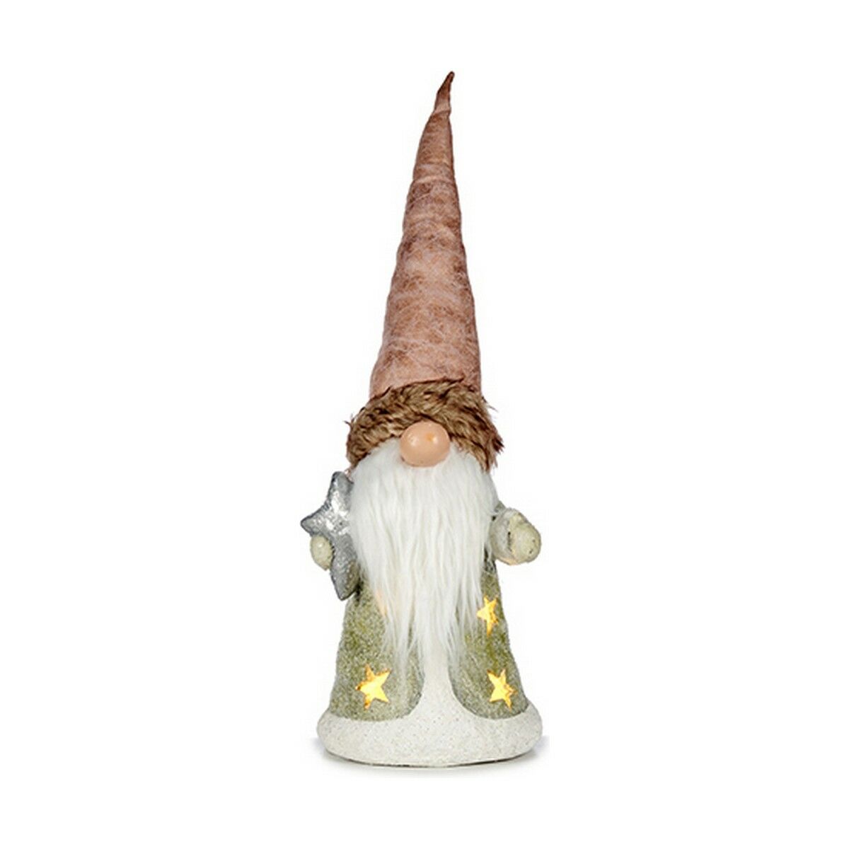 Dekorativ figur Krist+ Grå Pink Stjerne Trold 18,8 x 54 x 21 cm