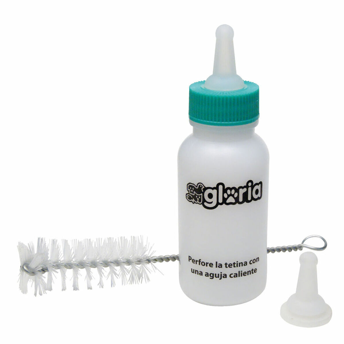 Babys flaske Gloria Hvid 50 ml Små dyr Hvalpe