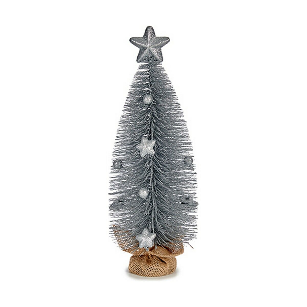 Juletræ med stjerne Krist+ FG20-19WS024 Sølvfarvet 13 x 41 x 13 cm