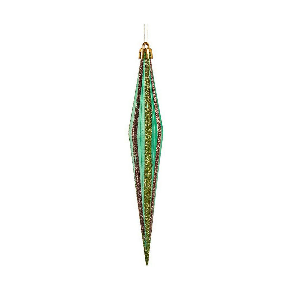Julepynt Krist+ Rød Grøn Gylden 3 x 8,5 x 19 cm Strakt