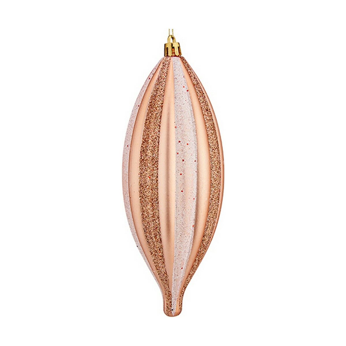 Julepynt Krist+ Kobber Lyserød PVC 8,5 x 19 x 3 cm Strakt