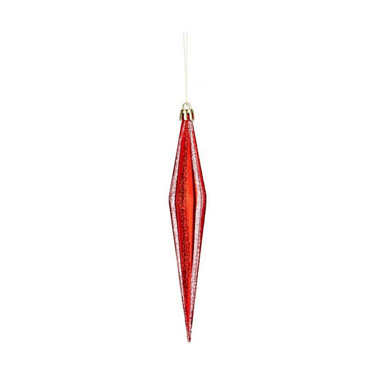 Julepynt Krist+ Rød PVC 8,5 x 3,5 x 19 cm Strakt