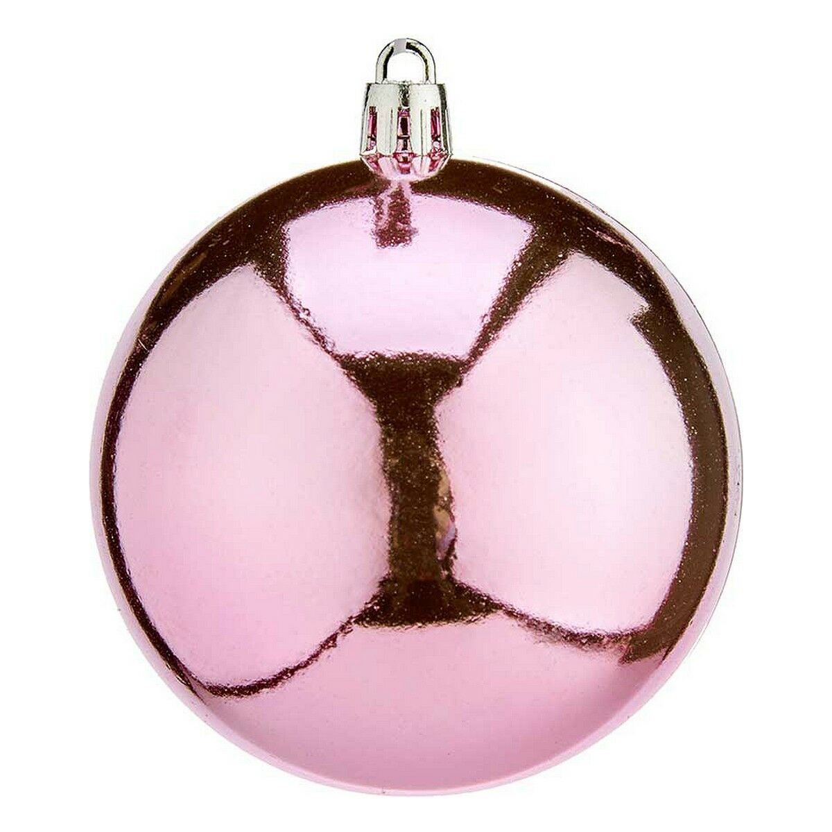 Julekugler Krist+ K1912475-4 Pink Plastik Ø 8 cm 16 enheder