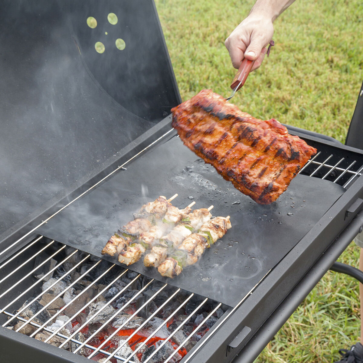 Ovn- og Grillmåtte InnovaGoods 2 enheder