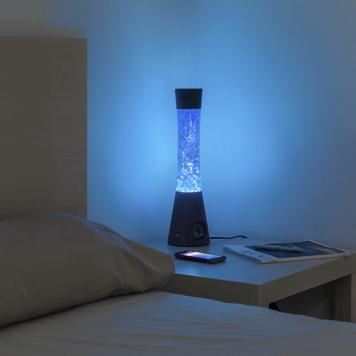 Lavalampe med Højtaler og Mikrofon Flow Lamp InnovaGoods