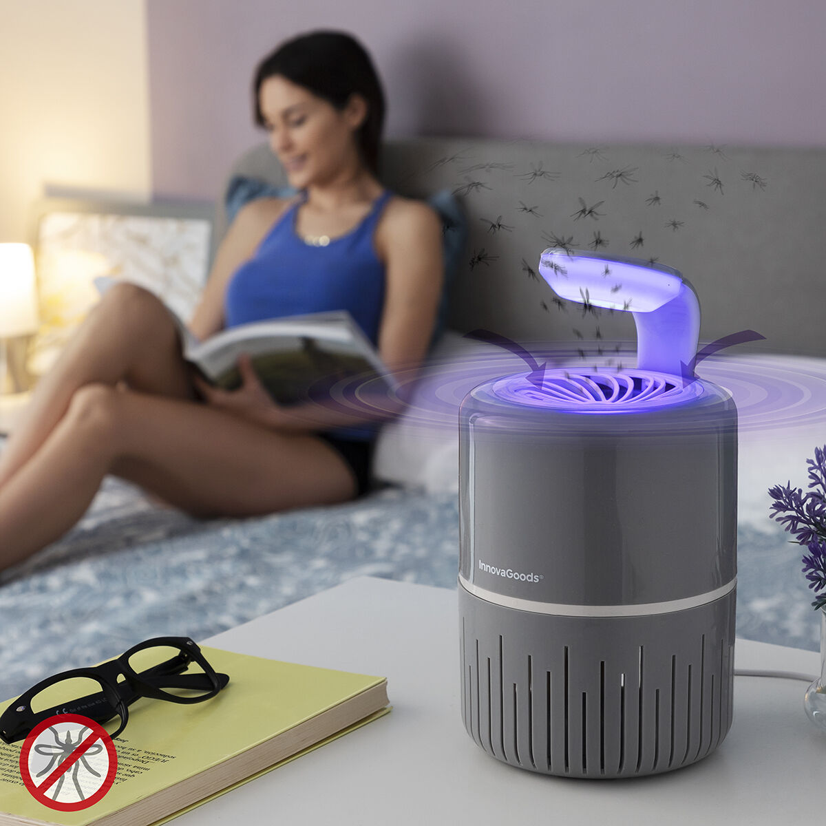 Anti-myg suge lampe KL Drain InnovaGoods