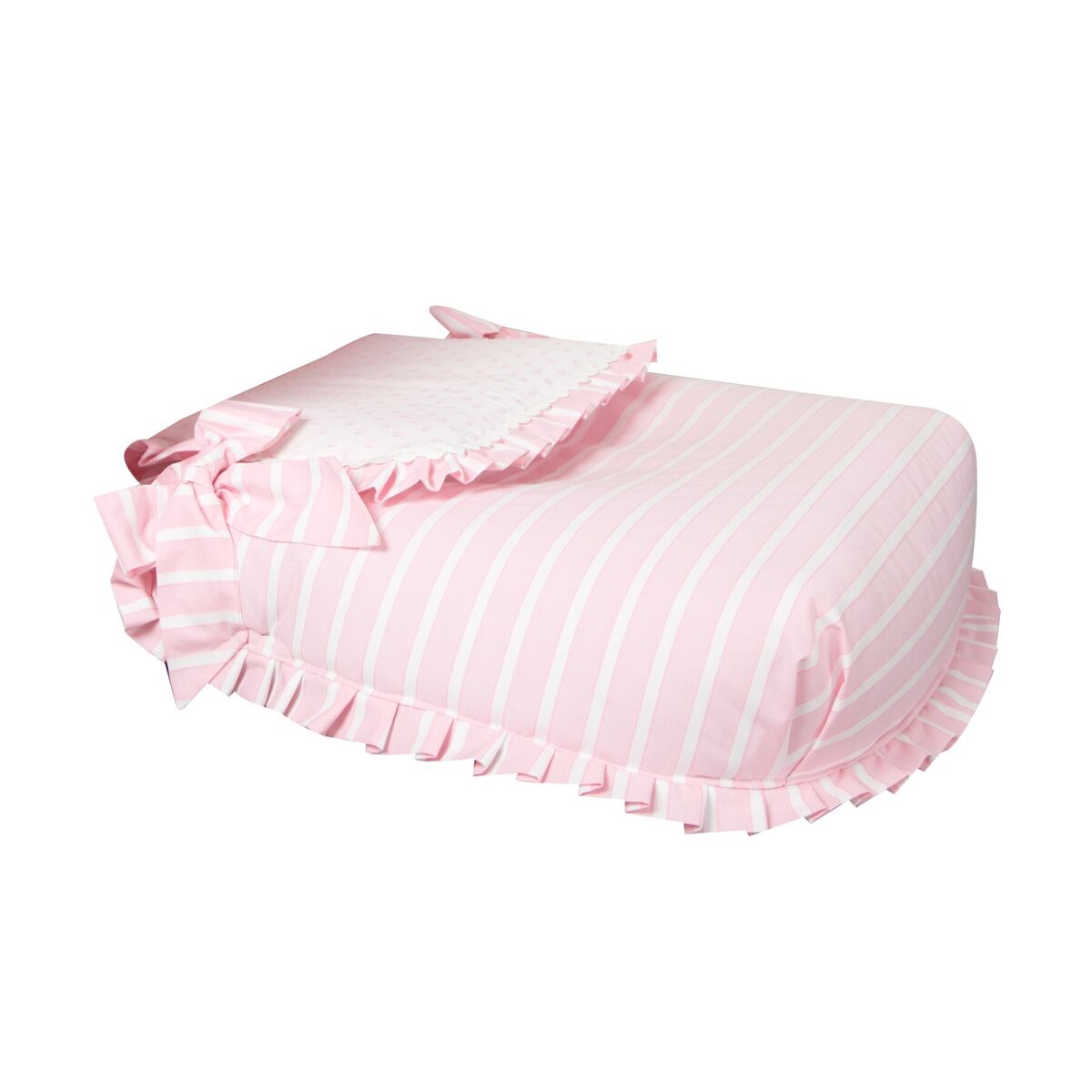 Sengetæppe (vattæppe) Babyline Oporto Pink Vugge til baby