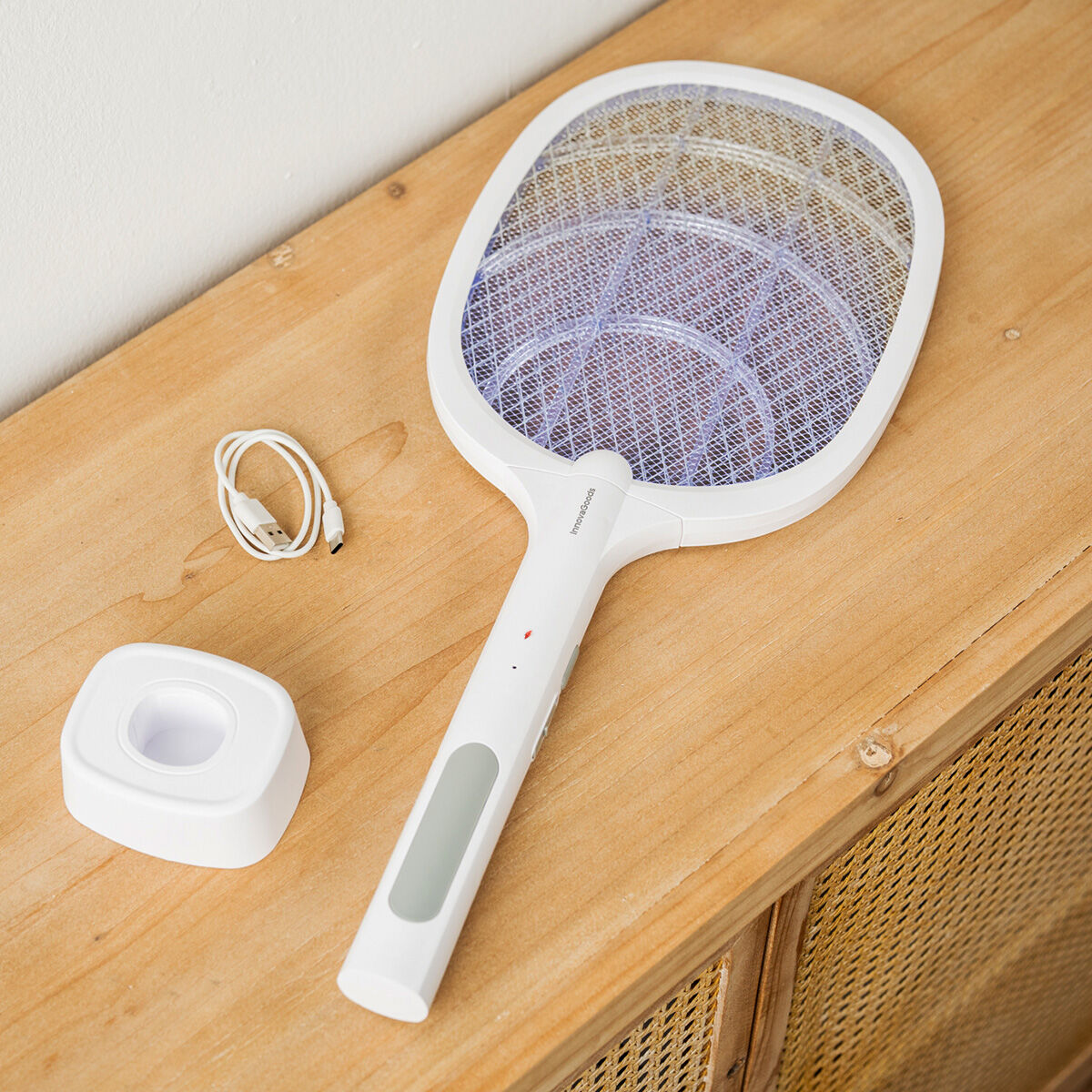 Genopladelige Insect Killer Ketcher med UV Light 2 i 1 Elecfly InnovaGoods