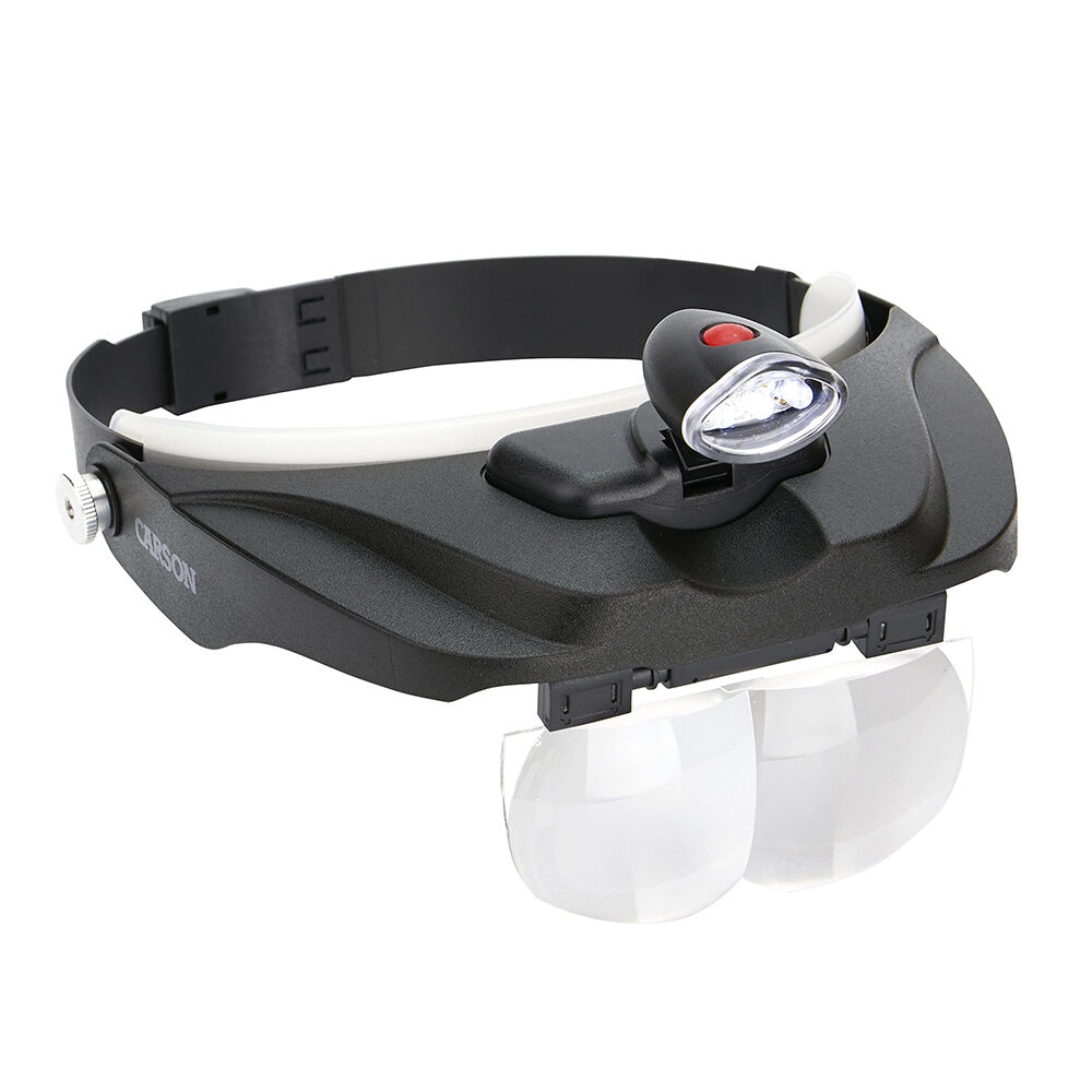Carson Head magnifier PRO Series MagniVisor Deluxe with LED and 4 lenses Carson Head magnifier PRO Series MagniVisor Deluxe with LED and 4 lenses