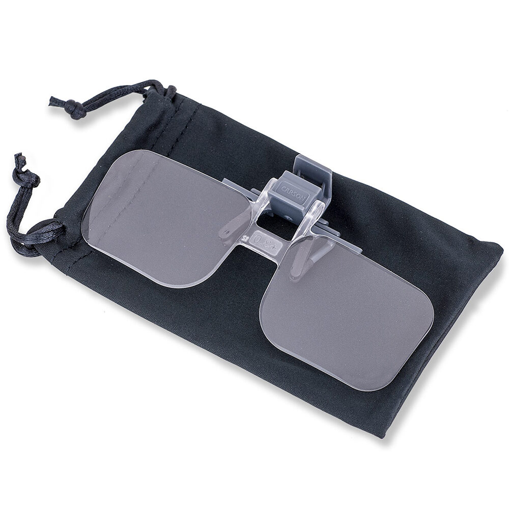 Carson Magnifying Glasses 2x (+4.00 Dioptrie) Clip-On and Flip-Up 3