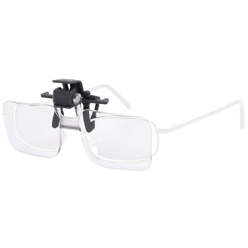 Carson Magnifying Glasses 2x (+4.00 Dioptrie) Clip-On and Flip-Up 4