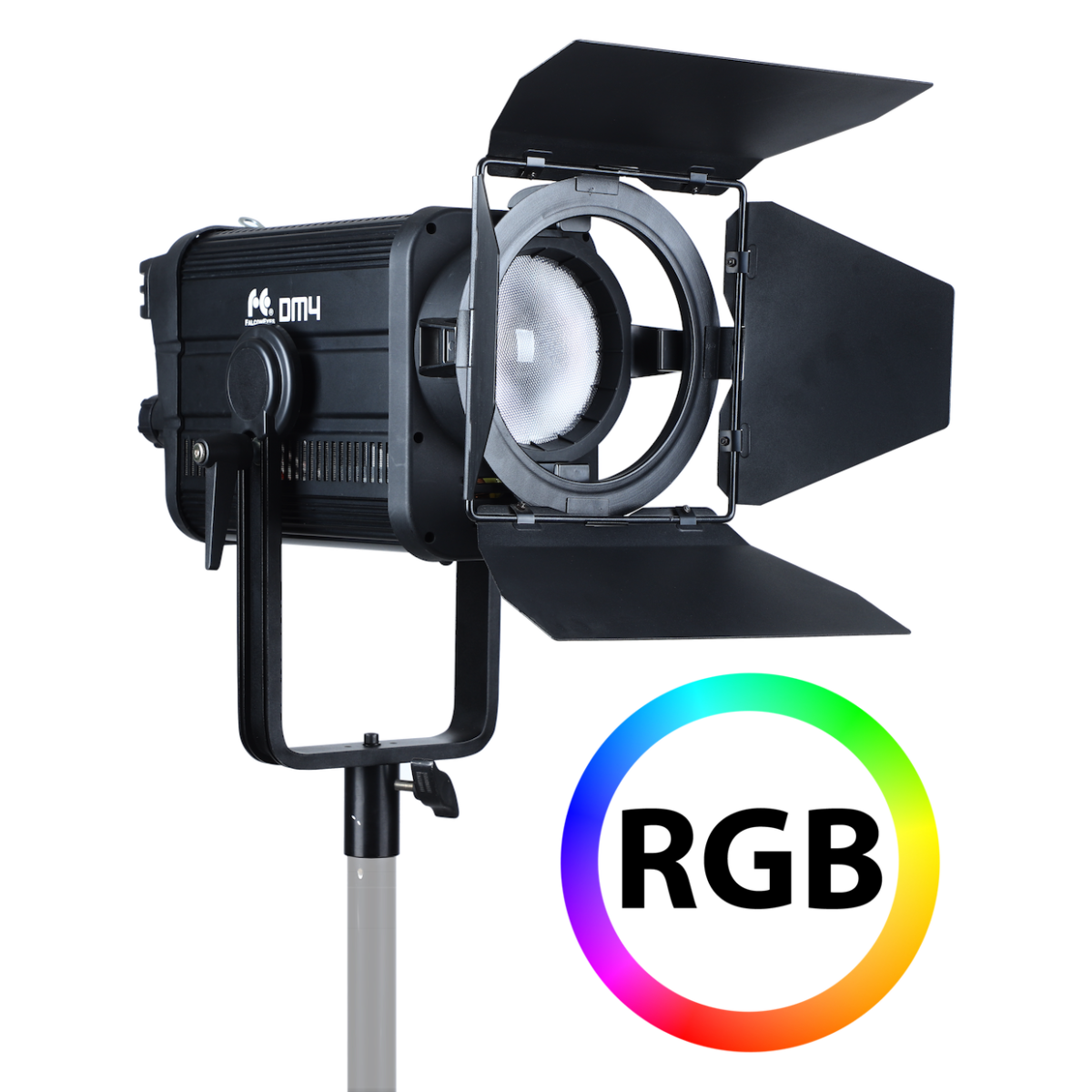 Falcon Eyes RGB LED Fresnel Spot Dimmable DM4 400W Falcon Eyes RGB LED Fresnel Spot Dimmable DM4 400W